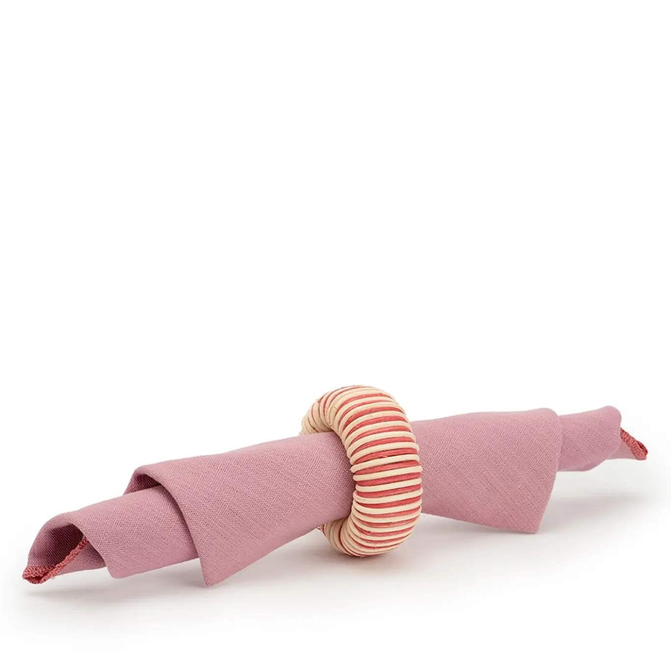 Portatovaglioli al geranio rosa