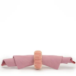 Portatovaglioli al geranio rosa