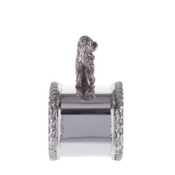 Portatovaglioli in argento sterling a forma di barboncino