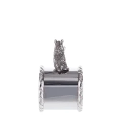 Portatovaglioli in argento sterling Porcellino