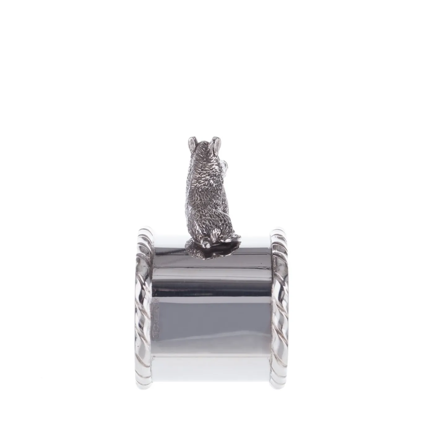 Portatovaglioli in argento sterling Porcellino