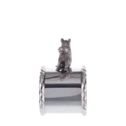 Portatovaglioli in argento sterling Porcellino