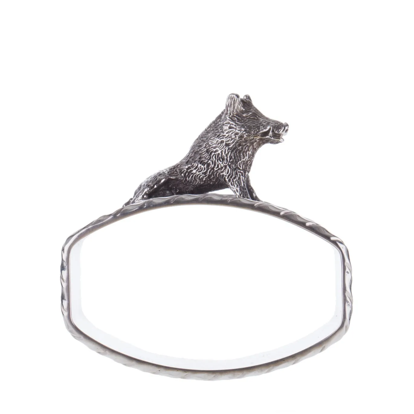Portatovaglioli in argento sterling Porcellino
