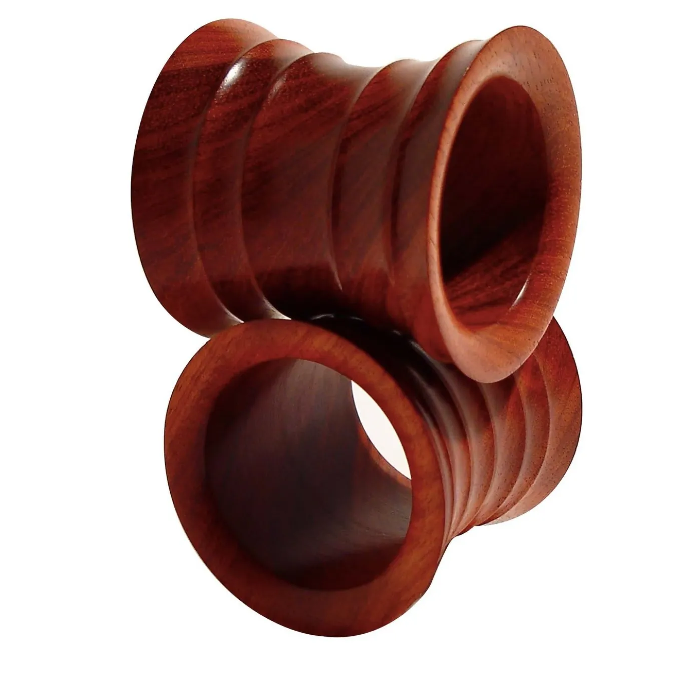 Portatovaglioli Onde in Bubinga