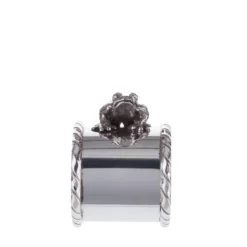Portatovaglioli Rana in argento sterling