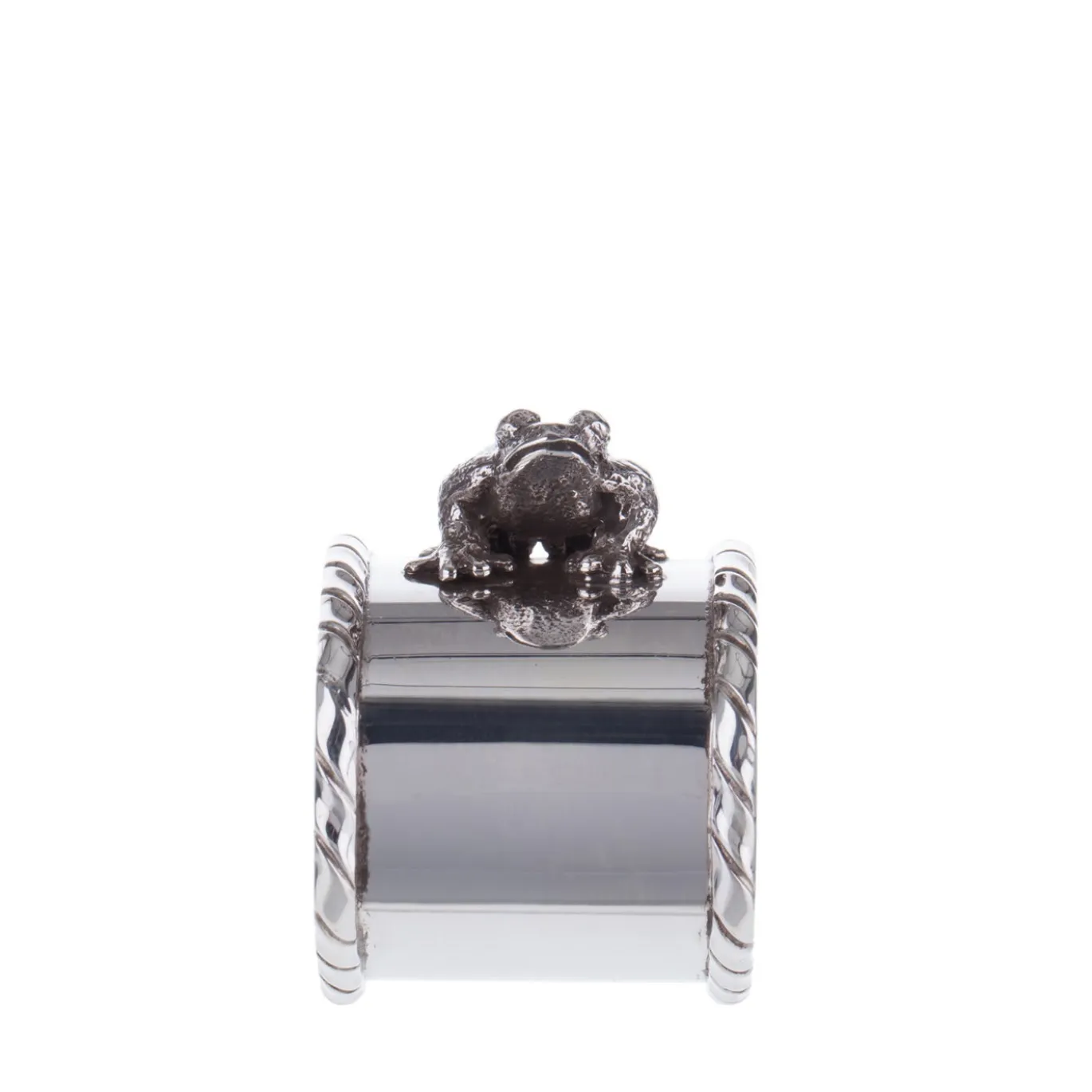 Portatovaglioli Rana in argento sterling