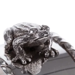 Portatovaglioli Rana in argento sterling