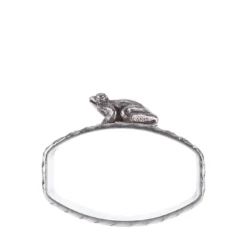 Portatovaglioli Rana in argento sterling