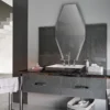 Portatovaglioli rettangolare bianco in pelle Bottega di E. Borovkova