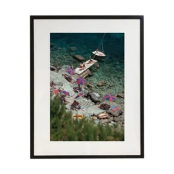 Porto Ercole Stampa con cornice di Slim Aarons