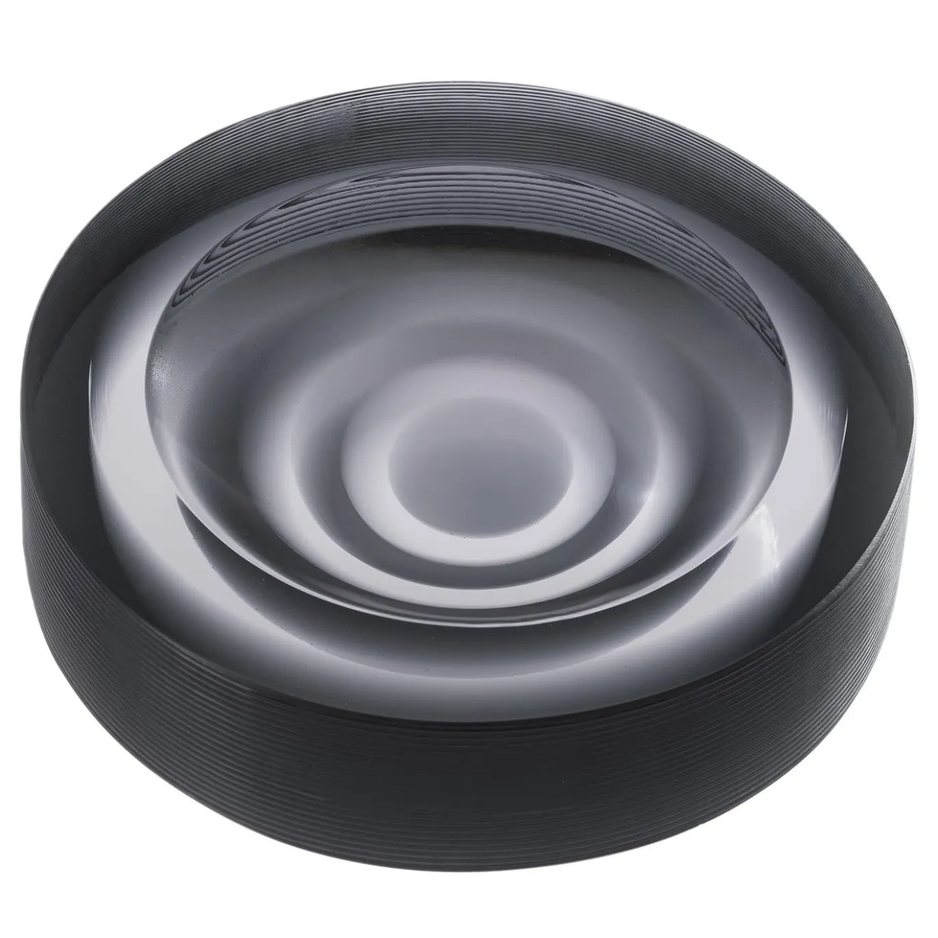 Posacenere Iride Stripe Steel Gray di Federico Peri