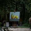 Quadro Composition with Tropical Fruits #1 Blu
