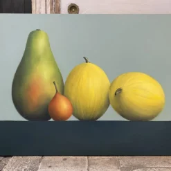 Quadro Composition with Tropical Fruits #1 Blu