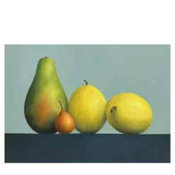 Quadro Composition with Tropical Fruits #1 Blu