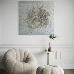 Quadro Materico Cerci Bianchi in resina
