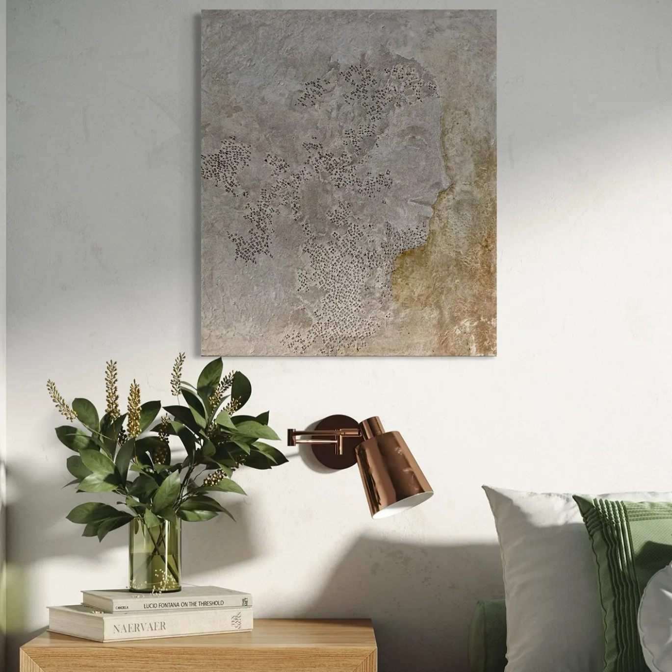 Quadro materico Dike in resina