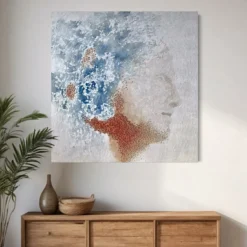 Quadro Materico Lo sguardo di Venere in resina