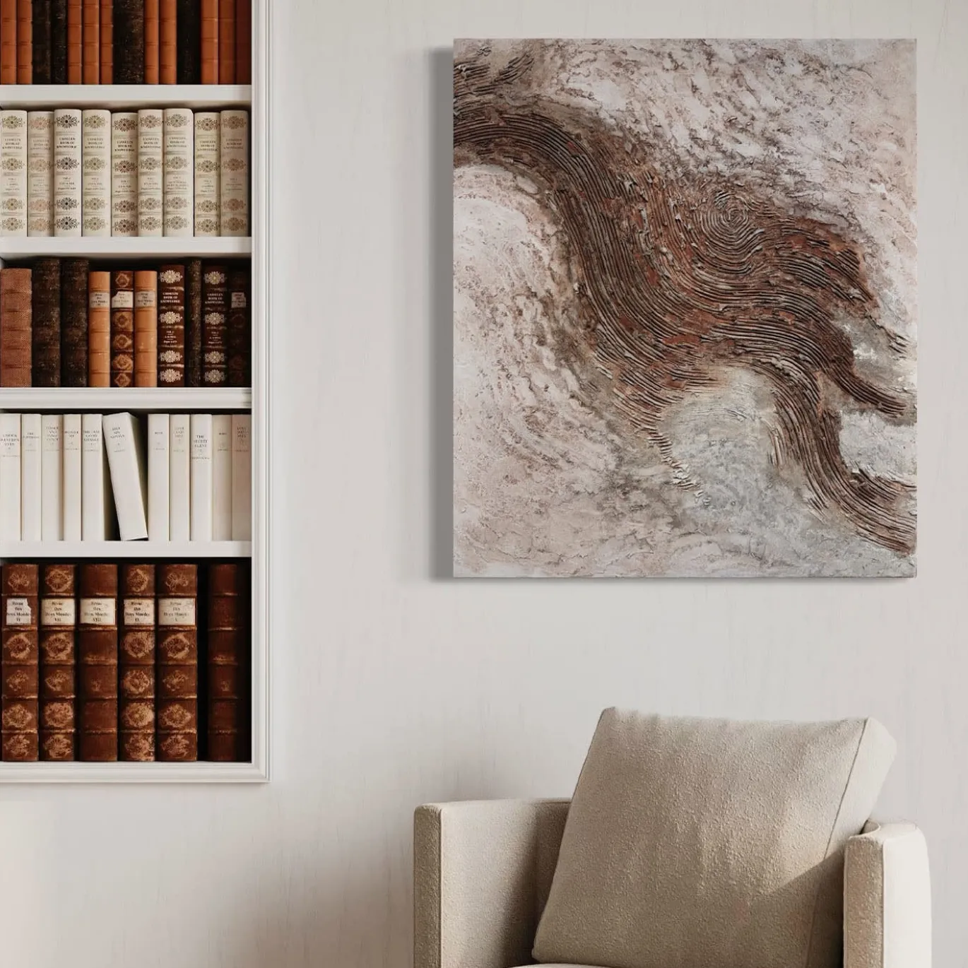 Quadro Materico Minerali in resina