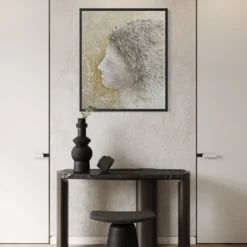 Quadro Materico Minerva in resina