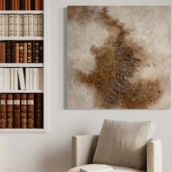 Quadro Materico Screziature Ferrose in resina