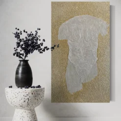 Quadro Materico The Golden Age in resina