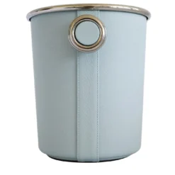 Raffreddatore di ghiaccio per champagne in oro e azzurro