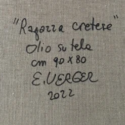 Ragazza Cretese Pittura ad olio