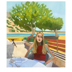 Ragazza Cretese Pittura ad olio