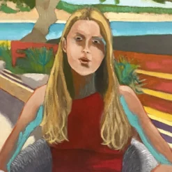 Ragazza Cretese Pittura ad olio