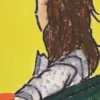 Ragazza su una panchina Pittura
