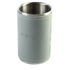 Refrigeratore per vini in acciaio grigio