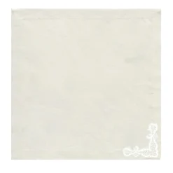 Rinascimento Set di 2 tovaglioli di lino ricamati beige