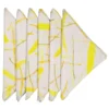 Roman Breeze Set di 6 tovaglioli in lino stampato