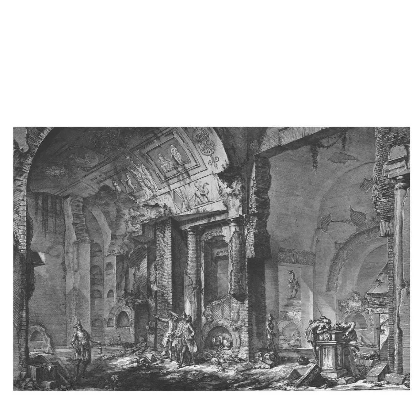 Romanus Prospectus Piranesi 22 Carta da parati