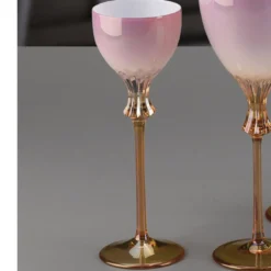 Rosa Set di 6 bicchieri da liquore rosa