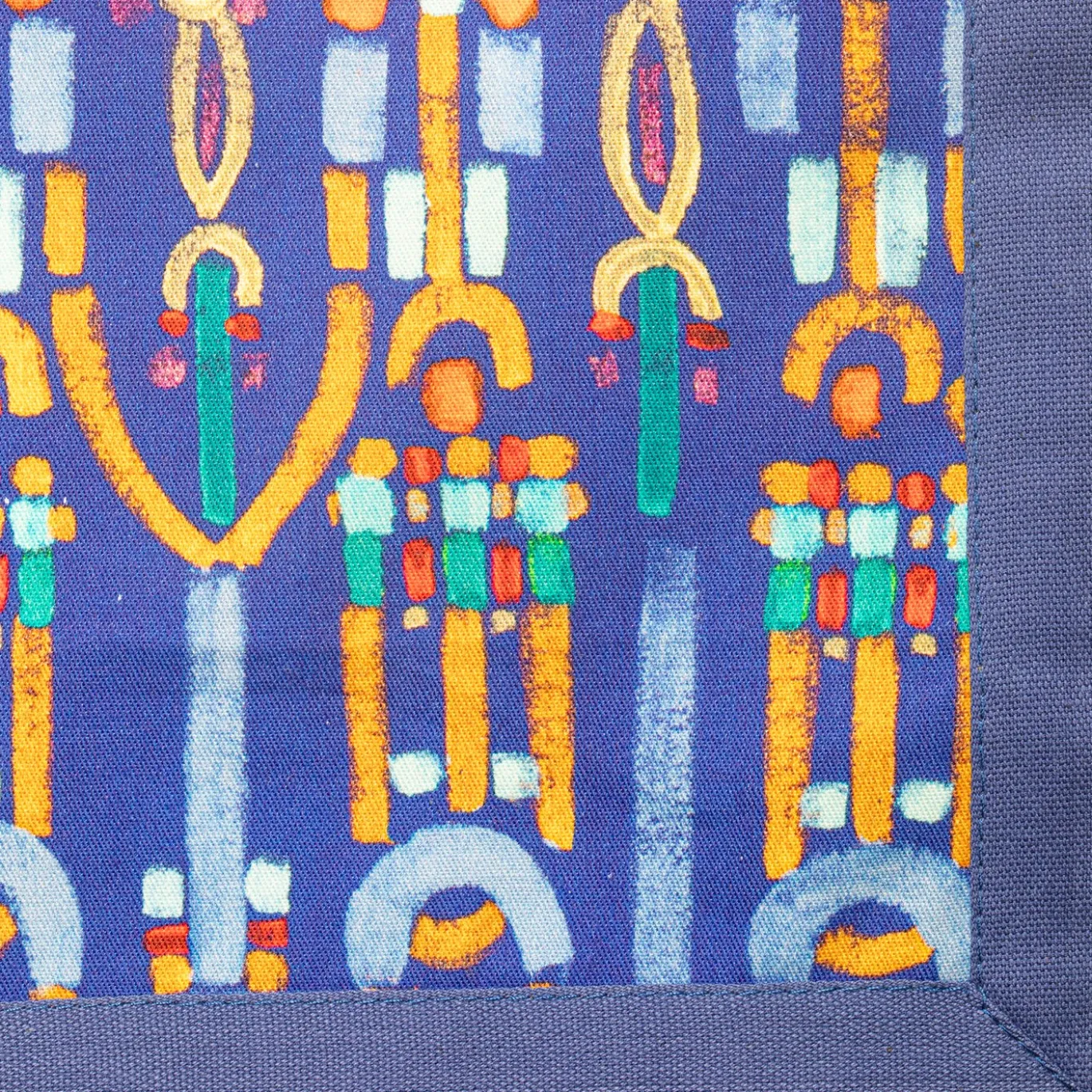 Runner Colores stampato nei toni del blu