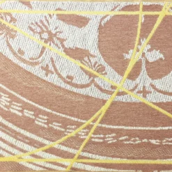 Runner double face Borromini in rosa e giallo Titty