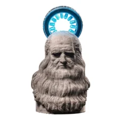 San Leonardo Da Vinci - Scultura in Malta Bio e Lolla di Riso