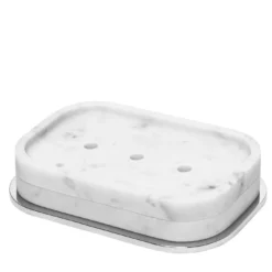 Saponetta rettangolare in marmo Polo #5