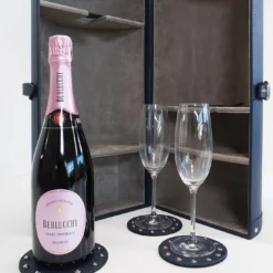 Scatola da vino in pelle Portmanteau