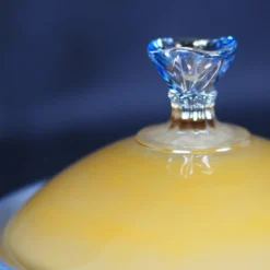 Scatola Doge in cristallo blu