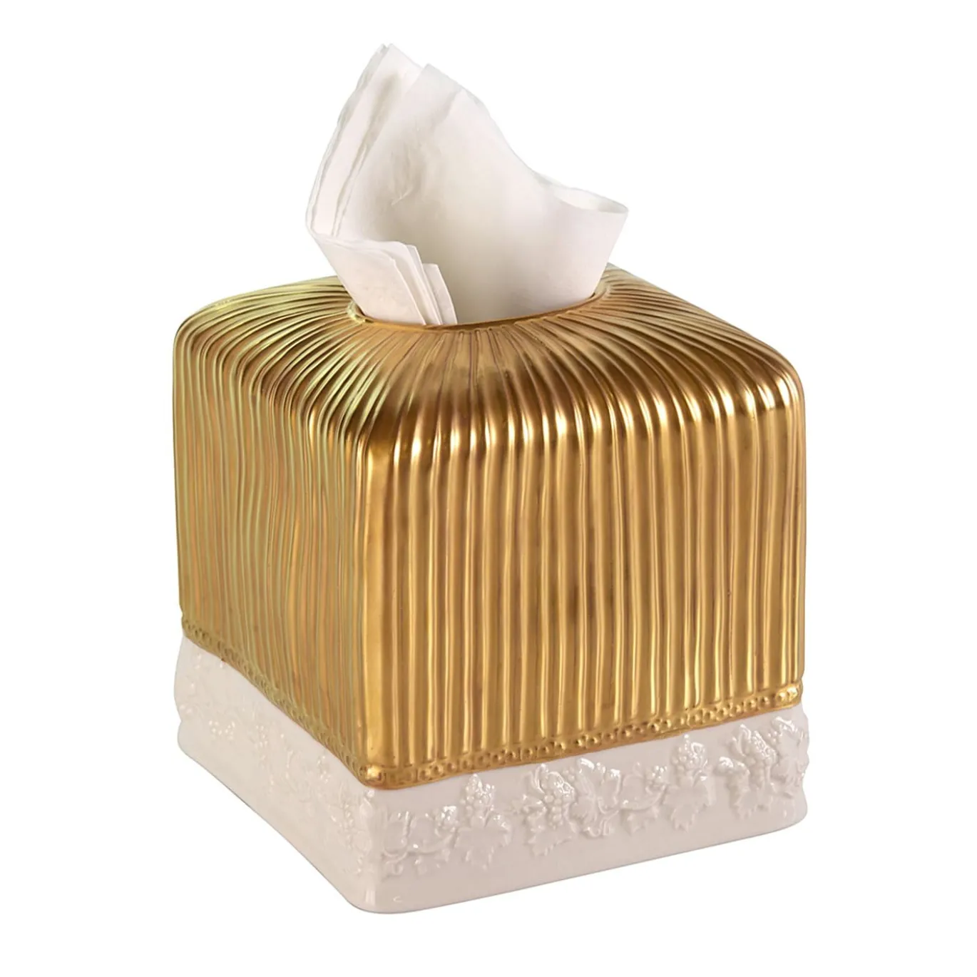 SCATOLA IMPERO PER FAZZOLETTI - ORO
