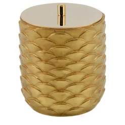 SCATOLA IN COTONE PAVONE - ORO