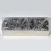 Scatola in ottone di quarzo verde scuro