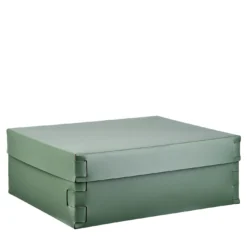 Scatola in pelle verde Snob n. 2