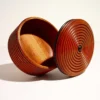 Scatola in sapele ed ebano con coperchio #2