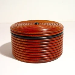 Scatola in sapele ed ebano con coperchio #2