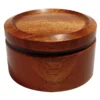Scatola in sapele ed ebano con coperchio #1