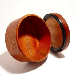 Scatola in sapele ed ebano con coperchio #1