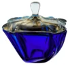 Scatola in Vetro Blu Ca D'oro